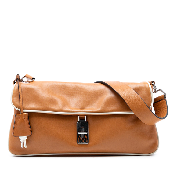 Prada Handbags - Pre-Loved Prada Leather Shoulder Bag